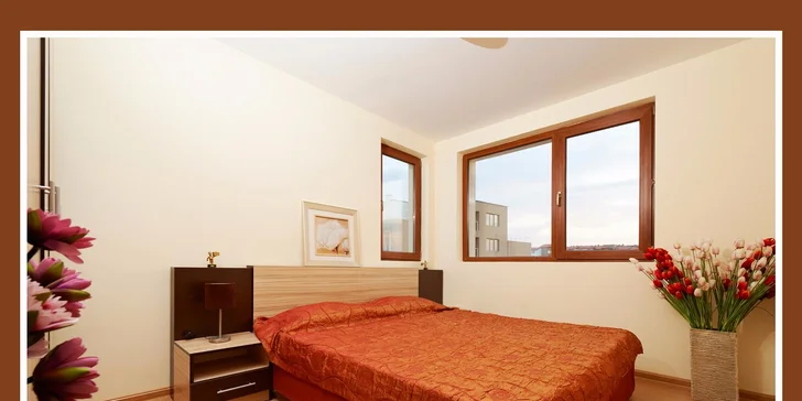 8 dní v komfortním apartmánu včetně bazénu v Bulharsku až pro 4 osoby