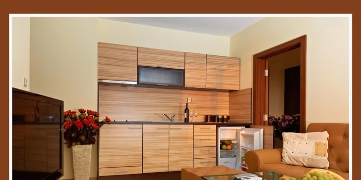 8 dní v komfortním apartmánu včetně bazénu v Bulharsku až pro 4 osoby