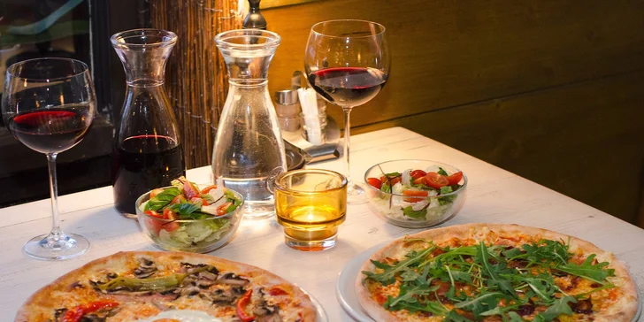 Romantická večeře pro pár v restauraci Dobrá karma