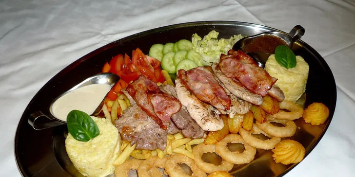 Rudolfovo fresh plato pro dva jedlíky v Golemově restauraci