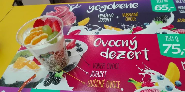 Mlsání plné ovoce a vitamínů v Healthy Sweets v Galerii Šantovka