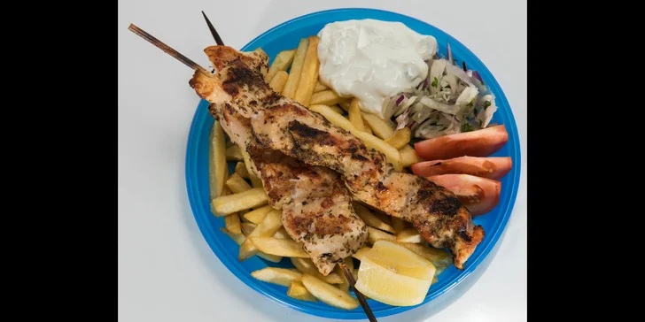Nefalšovaný řecký gyros plný dobrot