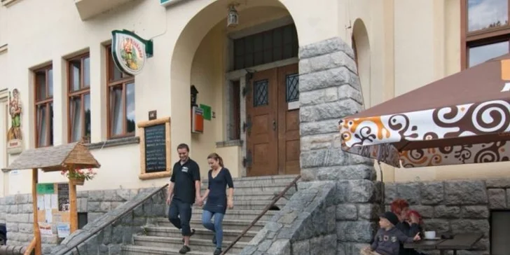 Chata Labská: horská pohoda s polopenzí pro dva ve Špindlerově Mlýně