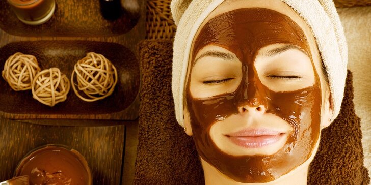 Permanentky na masáž obličeje, krku a dekoltu včetně čokoládové masky