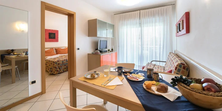 Připravené pro vás budou dvoupokojové apartmány.