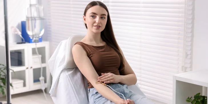 Intravenózní infuze na podporu vitality, imunity i proti únavě