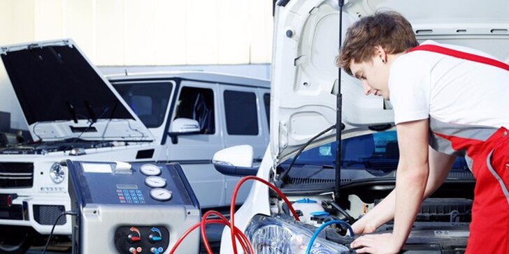 Péče o váš vůz – plnění klimatizace a doplnění oleje v kompresoru