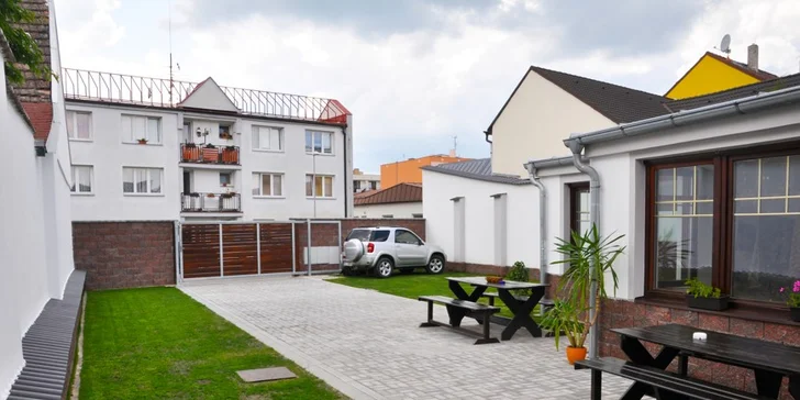 A u penzionu můžete i zaparkovat.