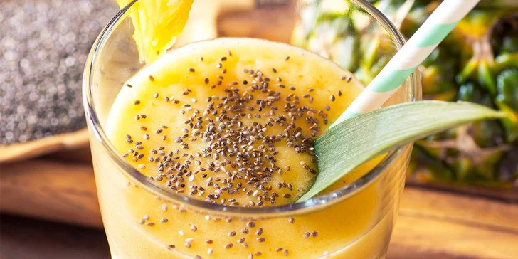 Vitamínová bomba: 2 poctivé freshe s chia semínky