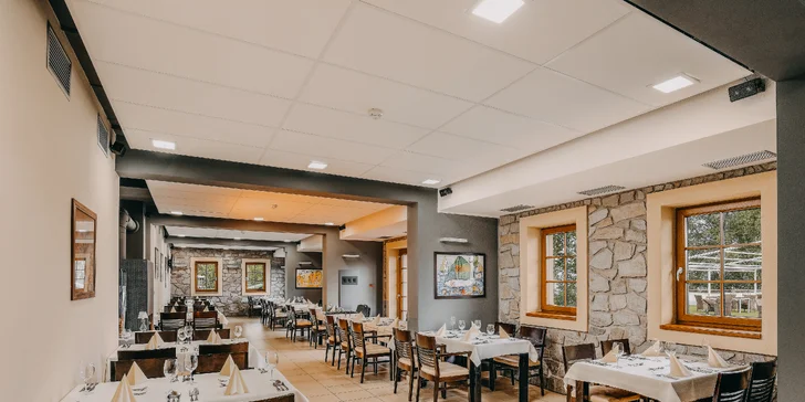 Dostanete také poukaz do restaurace v hodnotě 100 nebo 200 Kč. 