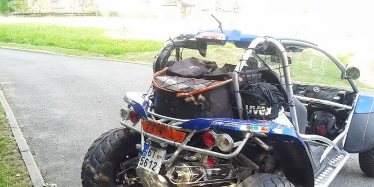 Adrenalinová jízda v nadupané bugině: Protáhněte ji drsným terénem