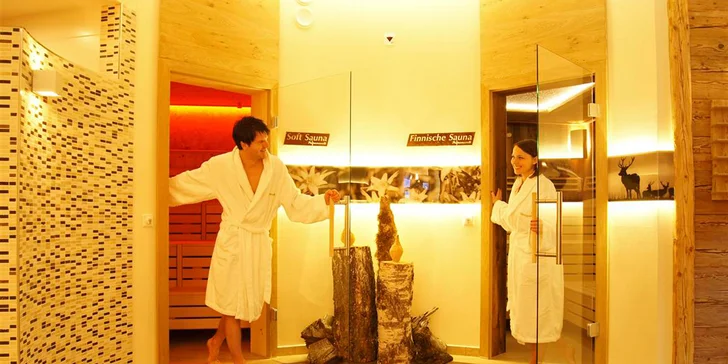V ceně máte vstup do wellness vedlejšího hotelu Alpenwelt.
