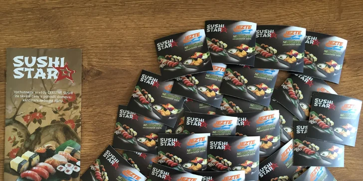 Skvělé sushi v nadupaných setech s možností rozvozu