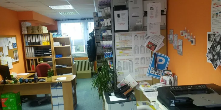 Kredit v hodnotě 500 nebo 1000 Kč na tisk a kopírování