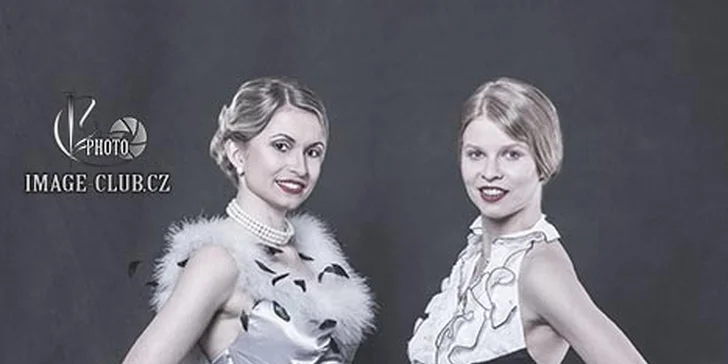 Ateliérové focení: retro, budoir, akty, portréty včetně služeb vizážistky
