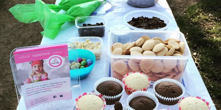 Parádní dětská cupcake party plná zábavného tvoření