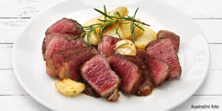 Dorůžova upečený roastbeef pro dva labužníky