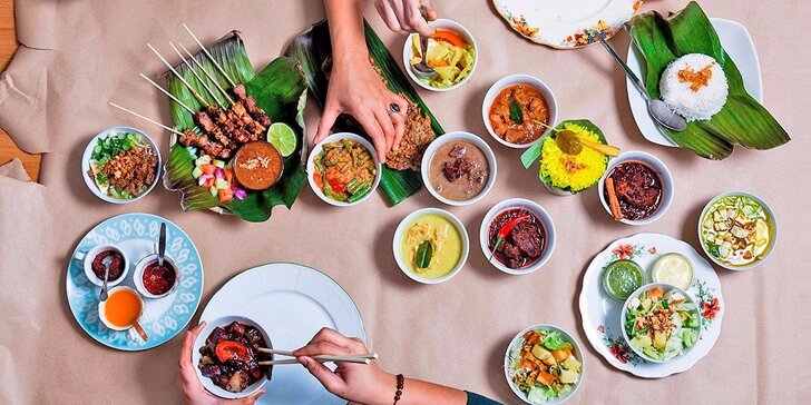 Všechny chutě Indonésie: pestré degustační hody, vegetariánské i s masem