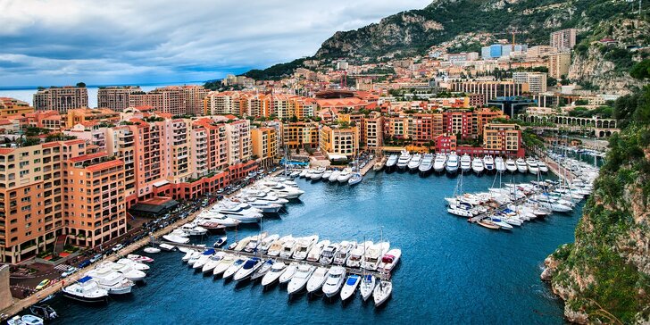 Francouzská riviéra a návštěva Monaka včetně ubytování a snídaní