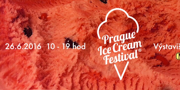 Rodinné i VIP vstupenky na zmrzlinový Prague Ice Cream Festival