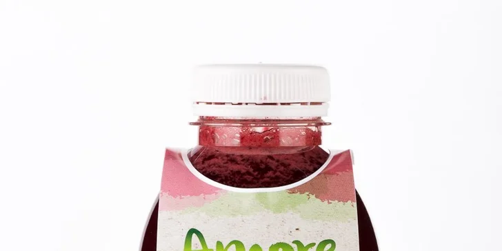 Tři velké čerstvé šťávy Amore Fresh s sebou a podle vlastní chuti