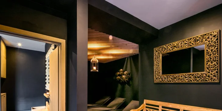 Wellness je komorní a naráz sem může jen omezený počet hostů.