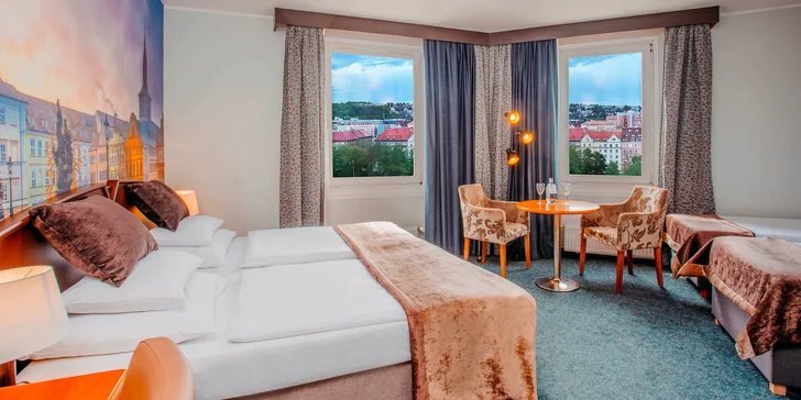 Moderní 4* hotel najdete na Ortenově náměstí v Holešovicích. 