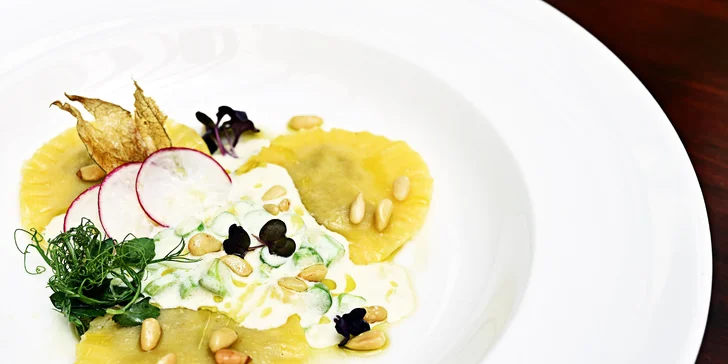 Degustační 6chodové menu plné vytříbených chutí pro dvě osoby