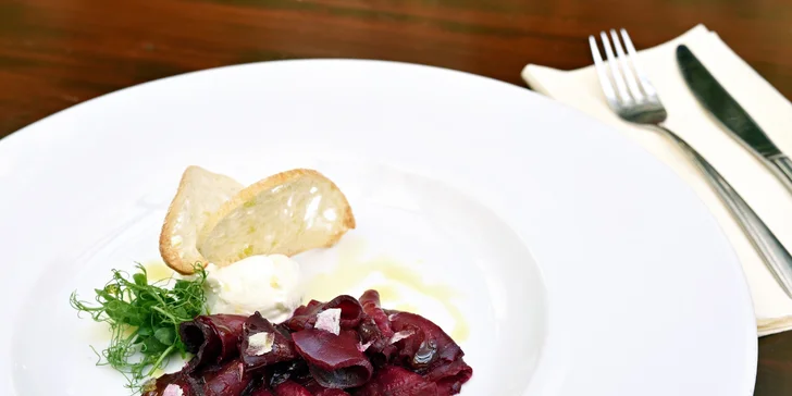 Degustační 6chodové menu plné vytříbených chutí pro dvě osoby
