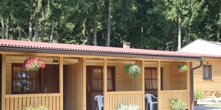 Pohodové léto poblíž Adršpachu: 3 až 8 dní v chatce a polopenze