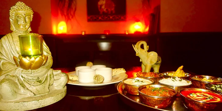 Indie na talíři: Kuřecí či vegetariánské degustační menu pro dva