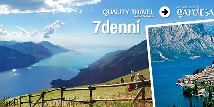 Netradiční dovolená na 7 dní u jezera Lago di Garda
