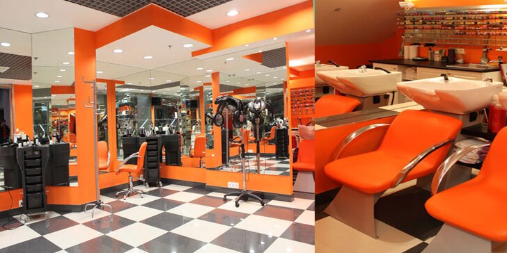 Pánské stříhání (stříhání, mytí, foukání, styling) ve stylovém salonu v centru Prahy