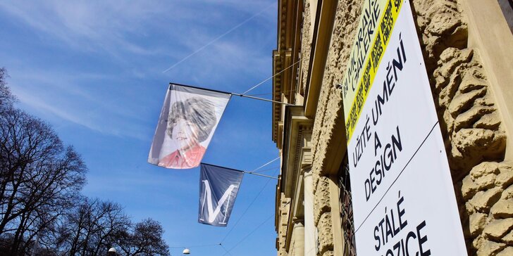 Vstup na výstavu Maxima Velčovského a celého Uměleckoprůmyslového muzea