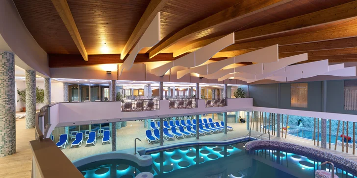 O vaše pohodlí se postará luxusní wellness centrum o rozloze 4 000 m², ve kterém se budete cítit přímo královsky.