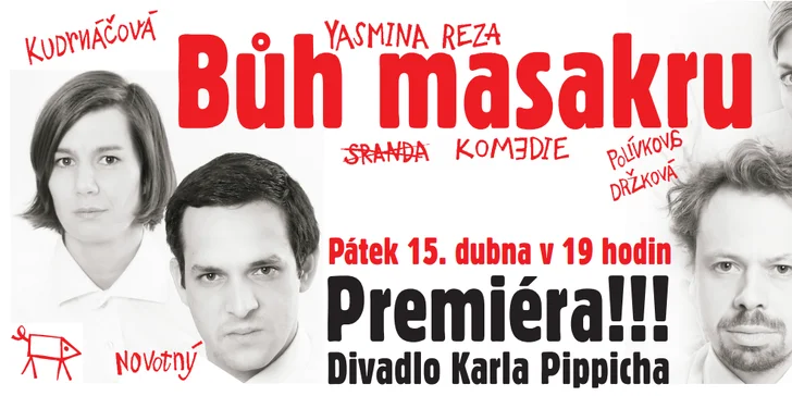 Bůh masakru, v pátek 15. 4. 2016: Lístek na komedii s Annou Polívkovou