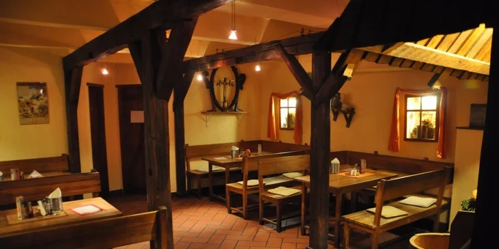 Lahodný Caesar pro jednoho nebo dva v restauraci U Rumpálu