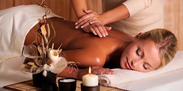 Relaxační aromaterapeutická masáž ve Studiu Etage Face & Bodyline