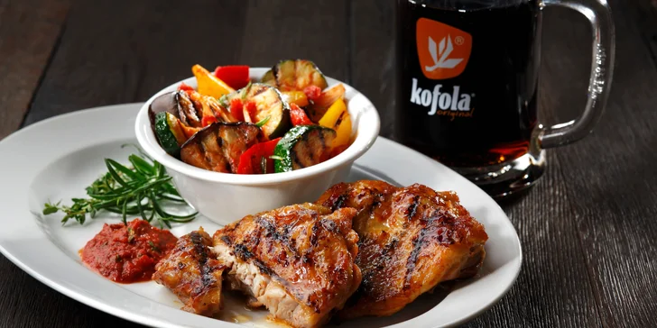 Delikatesní kuřecí menu pro dva v restauraci NAGRILU u Václaváku
