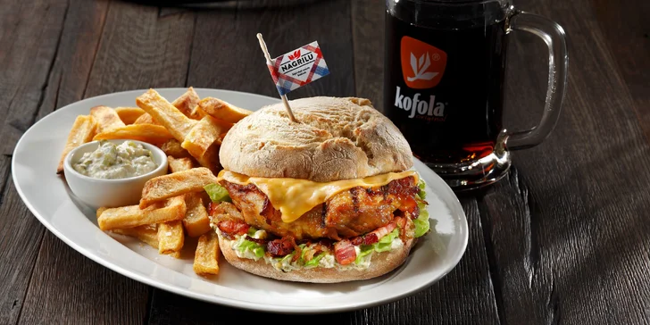 Delikatesní kuřecí menu pro dva v restauraci NAGRILU u Václaváku