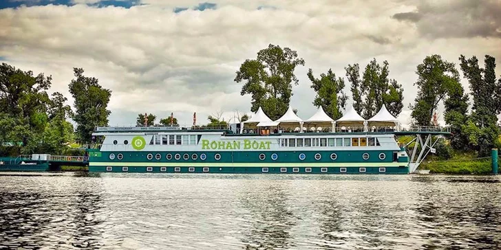 Degustační 5chodová večeře pro dva v restauraci na Rohan Boat Prague