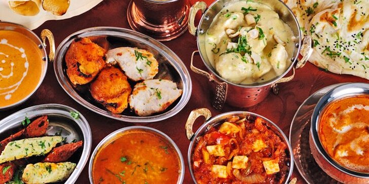 Indické dobroty pro dva: Exotické degustační menu včetně nápojů