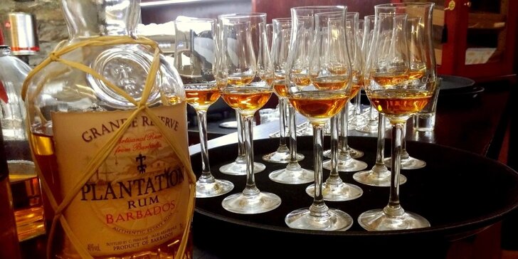 Řízená degustace 6 prémiových rumů v Hotelu Voroněž