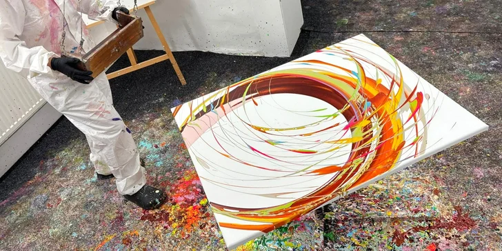 Zážitkové maľovanie zábavnými technikami - Gravity Art či 3D pasta