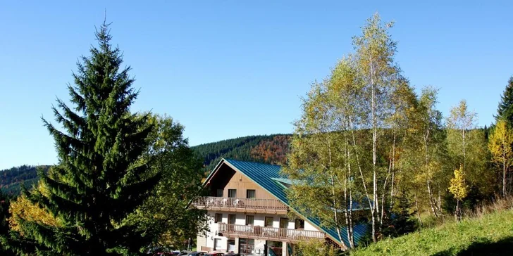 Relax v krkonošské přírodě, polopenze + dítě do 12 let zdarma