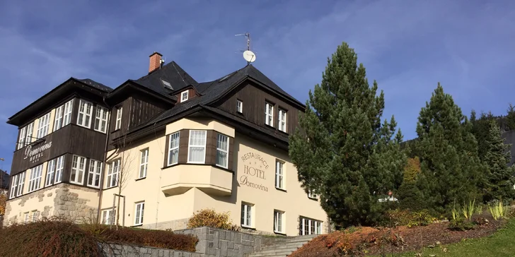 Třídenní pohodička ve Špindlu s wellness a polopenzí pro dva