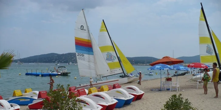 Víkendové koupání ve francouzském Saint Tropez