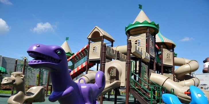 Zábava ve Funparku Žirafa: dětské vstupy a káva zdarma pro dospělý doprovod