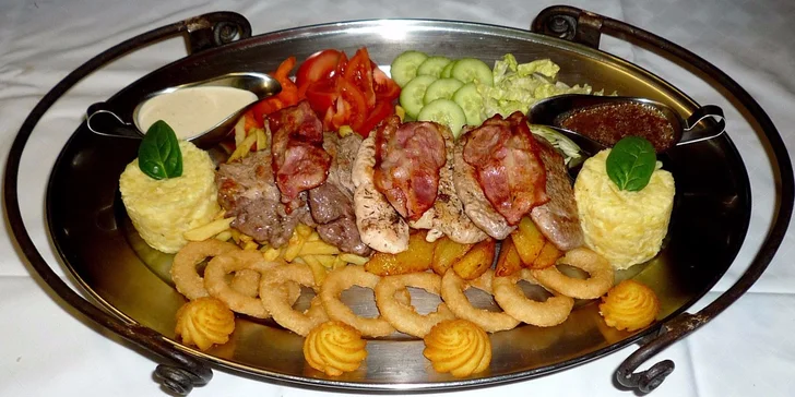Rudolfovo fresh plato pro dva jedlíky v Golemově restauraci