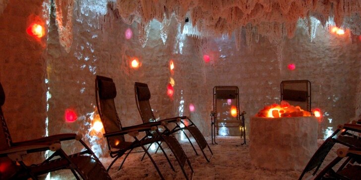 Relax v solné jeskyni ve Znojmě - jeden či více vstupů